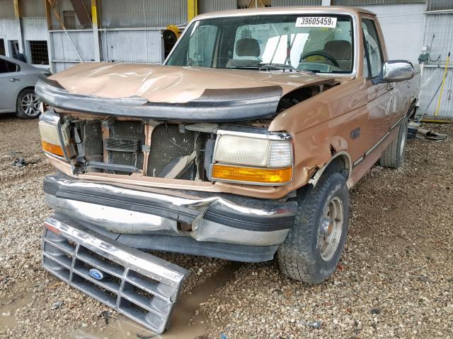 1FTEF15N3RNA18717 - 1994 FORD F150 TAN photo 2