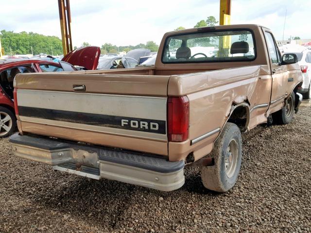 1FTEF15N3RNA18717 - 1994 FORD F150 TAN photo 4