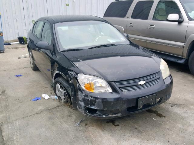 1G1AL55FX77375071 - 2007 CHEVROLET COBALT LT BLACK photo 1