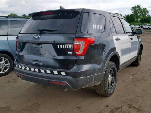 1FM5K8AR5GGA37456 - 2016 FORD EXPLORER P BLACK photo 4