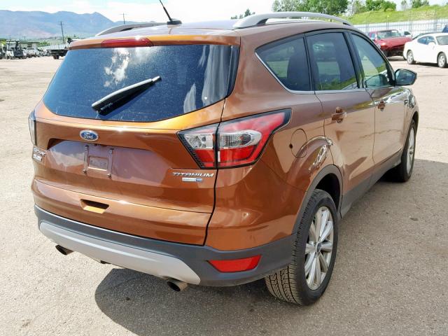 1FMCU9J97HUB80466 - 2017 FORD ESCAPE TIT ORANGE photo 4