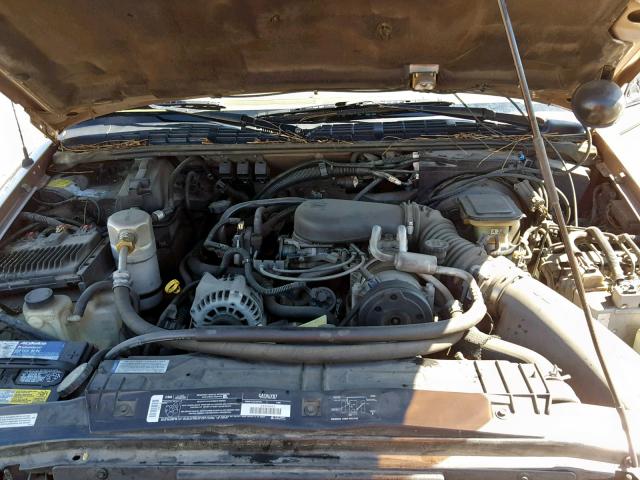 1GNDT13W0T2273762 - 1996 CHEVROLET BLAZER GOLD photo 7