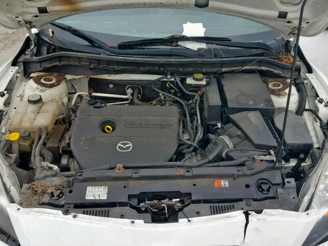 JM1BL1UG3C1530846 - 2012 MAZDA 3 I WHITE photo 7