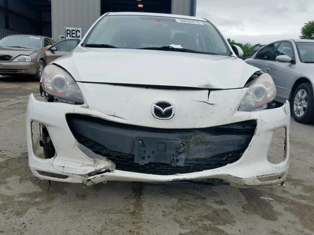 JM1BL1UG3C1530846 - 2012 MAZDA 3 I WHITE photo 9