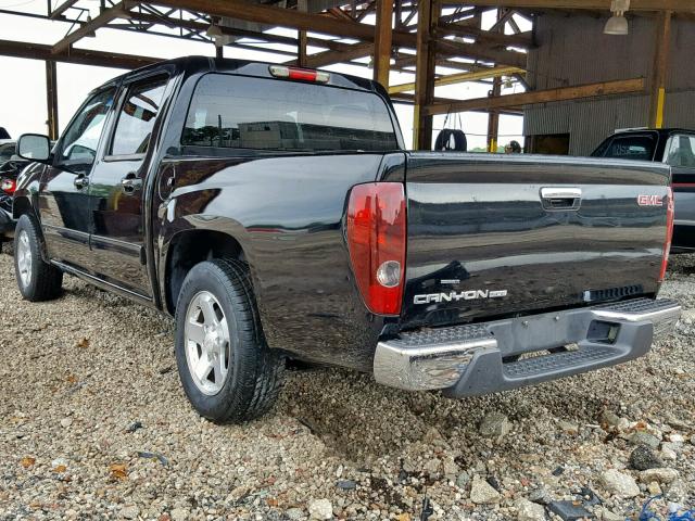 1GTD5MFE2B8123977 - 2011 GMC CANYON SLE BLACK photo 3