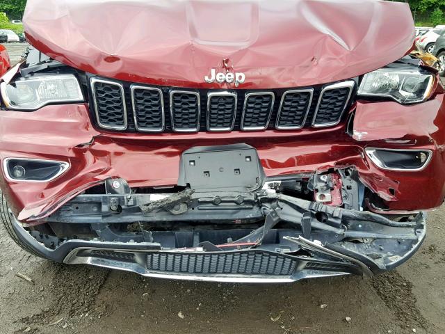 1C4RJFBG8JC296774 - 2018 JEEP GRAND CHER RED photo 7