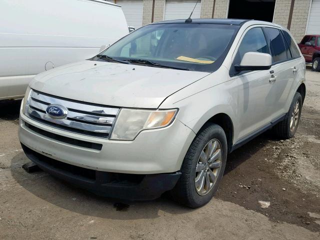 2FMDK38C57BA84512 - 2007 FORD EDGE SEL WHITE photo 2