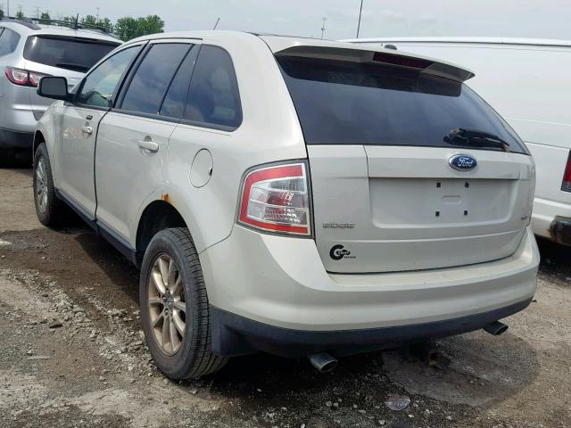 2FMDK38C57BA84512 - 2007 FORD EDGE SEL WHITE photo 3