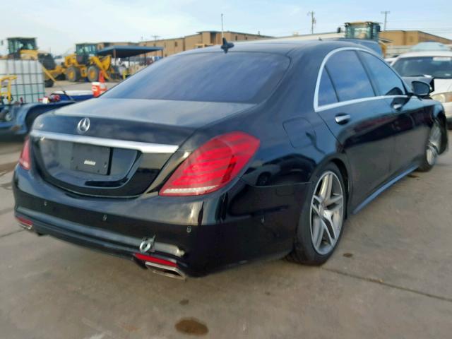 WDDUG8CBXFA185966 - 2015 MERCEDES-BENZ S 550 BLACK photo 4