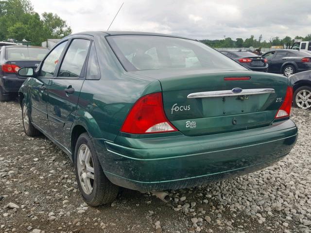 1FAFP3830YW407837 - 2000 FORD FOCUS ZTS GREEN photo 3