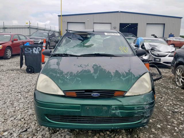 1FAFP3830YW407837 - 2000 FORD FOCUS ZTS GREEN photo 9