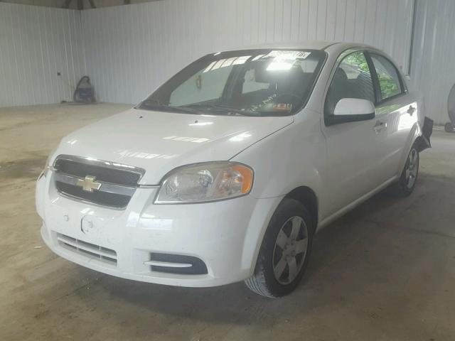 KL1TD5DE0BB232262 - 2011 CHEVROLET AVEO LS WHITE photo 2