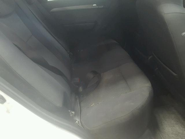 KL1TD5DE0BB232262 - 2011 CHEVROLET AVEO LS WHITE photo 6