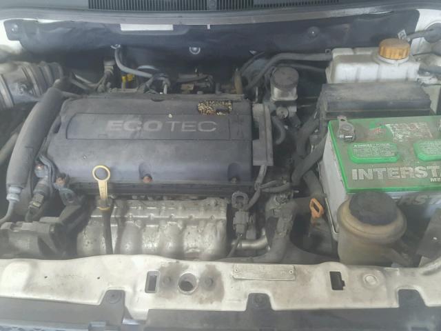 KL1TD5DE0BB232262 - 2011 CHEVROLET AVEO LS WHITE photo 7