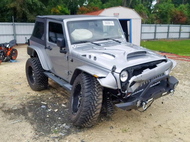 1C4AJWAG8DL581106 - 2013 JEEP WRANGLER S SILVER photo 1