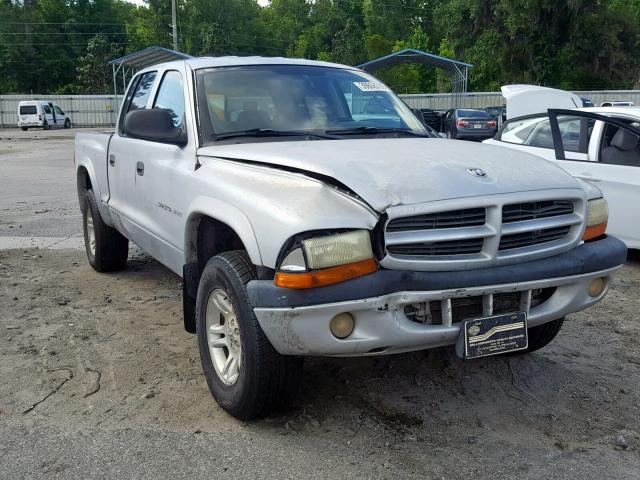 1B7HG38N02S721278 - 2002 DODGE DAKOTA QUA SILVER photo 1