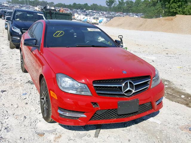 WDDGJ4HB4EG213059 - 2014 MERCEDES-BENZ C 250 RED photo 1