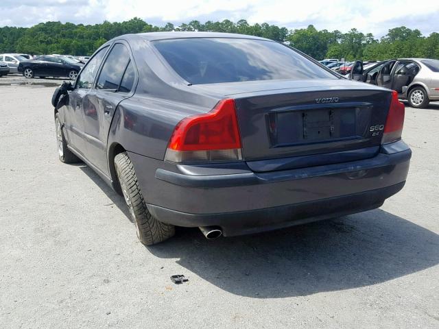 YV1RS58D532251346 - 2003 VOLVO S60 2.4T CHARCOAL photo 3
