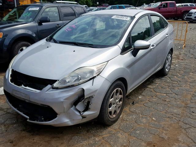 3FADP4AJ1CM218094 - 2012 FORD FIESTA S SILVER photo 2