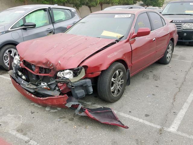 19UUA56641A032096 - 2001 ACURA 3.2TL MAROON photo 2