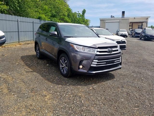 5TDJZRFH7KS936886 - 2019 TOYOTA HIGHLANDER GRAY photo 1