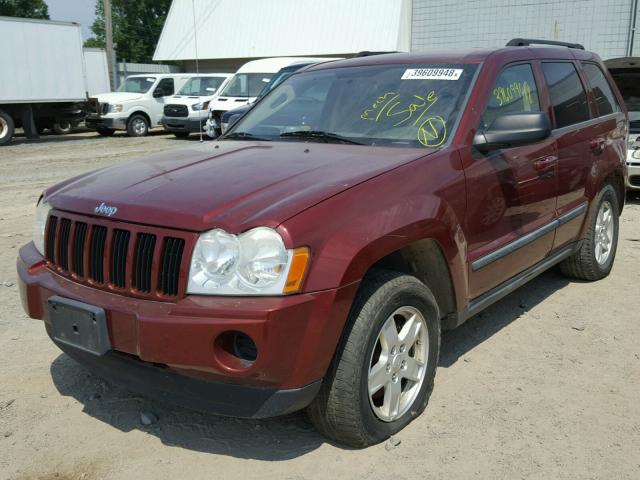 1J8GR48K27C536595 - 2007 JEEP GRAND CHER RED photo 2