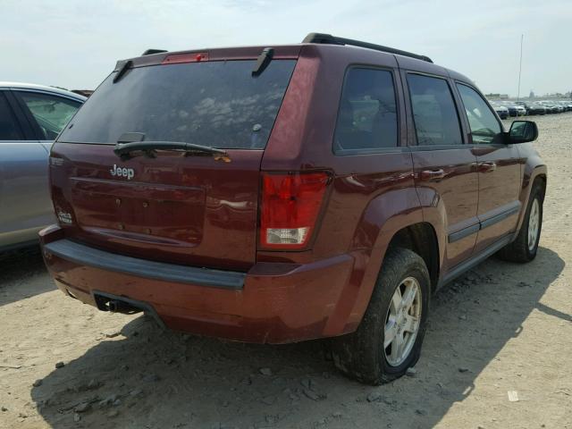 1J8GR48K27C536595 - 2007 JEEP GRAND CHER RED photo 4