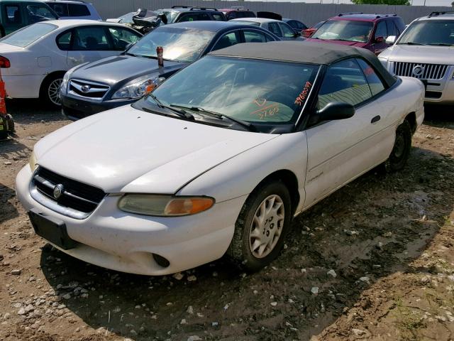 3C3EL45H0WT323760 - 1998 CHRYSLER SEBRING JX WHITE photo 2