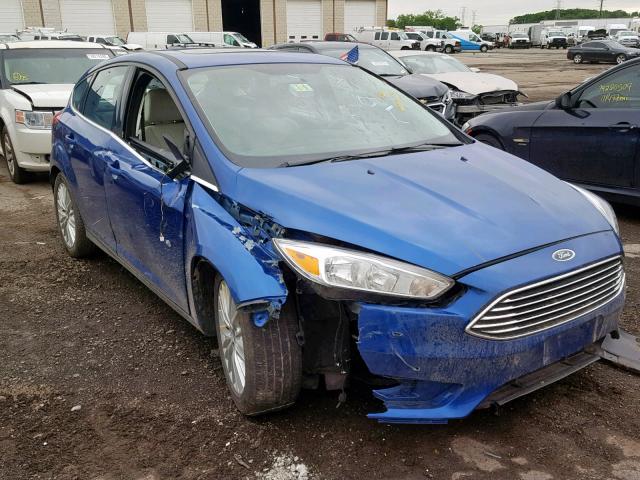 1FADP3N26JL314587 - 2018 FORD FOCUS TITA BLUE photo 1