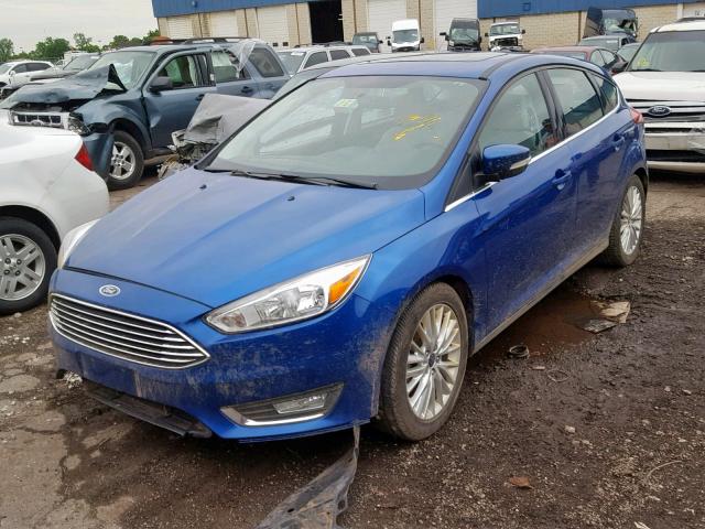 1FADP3N26JL314587 - 2018 FORD FOCUS TITA BLUE photo 2