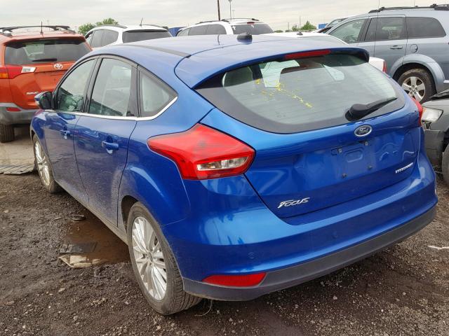 1FADP3N26JL314587 - 2018 FORD FOCUS TITA BLUE photo 3