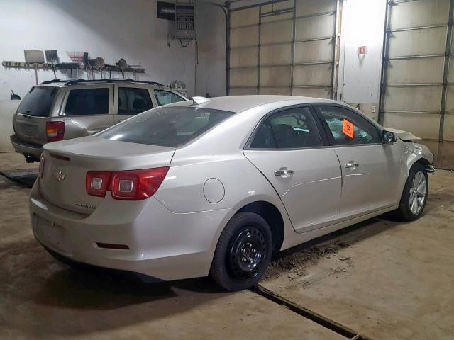 1G11F5SL7FF313763 - 2015 CHEVROLET MALIBU LTZ ვერცხლისფერი ფოტო 4