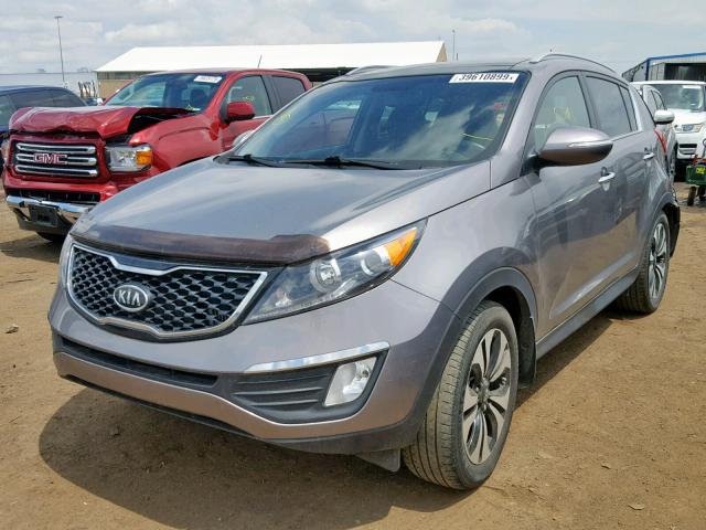 KNDPC3A67C7178509 - 2012 KIA SPORTAGE S GRAY photo 2