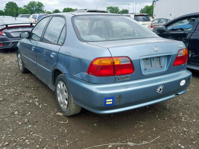 2HGEJ6619YH566253 - 2000 HONDA CIVIC BASE BLUE photo 3