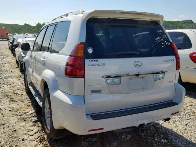 JTJBT20X640039459 - 2004 LEXUS GX 470 WHITE photo 3