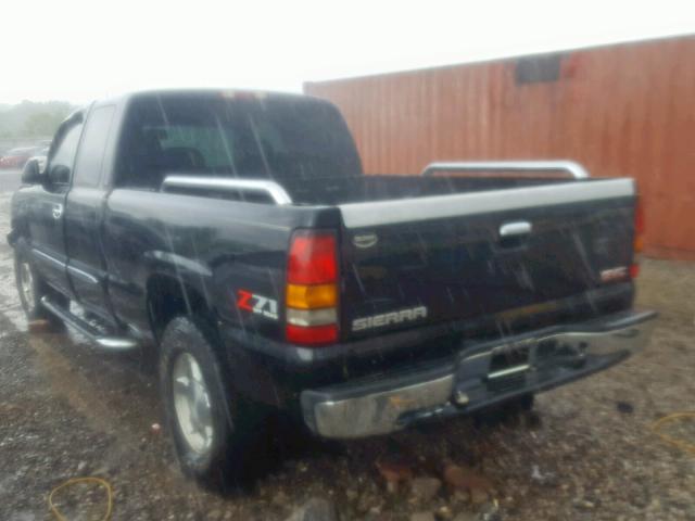 2GTEK19TX41152008 - 2004 GMC NEW SIERRA BLACK photo 3