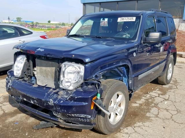 1C4PJMAK6CW129686 - 2012 JEEP LIBERTY SP BLUE photo 2