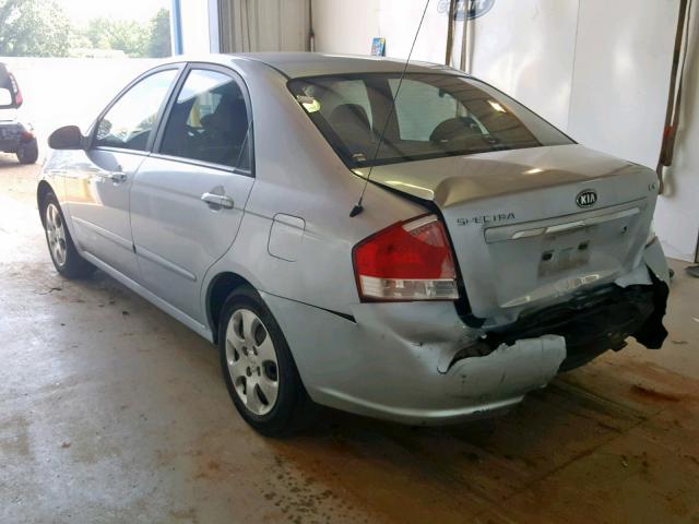 KNAFE121475407367 - 2007 KIA SPECTRA EX SILVER photo 3