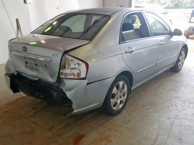 KNAFE121475407367 - 2007 KIA SPECTRA EX SILVER photo 4