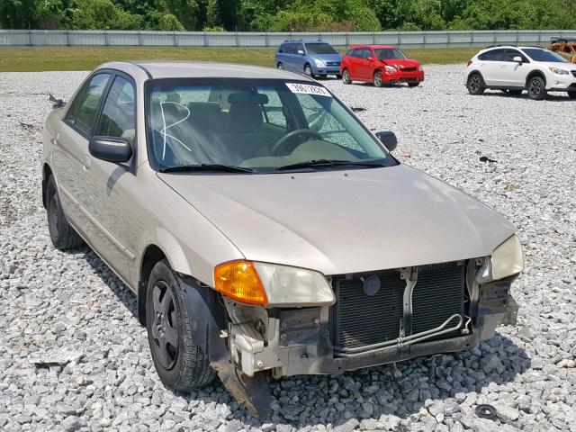 JM1BJ2228Y0201883 - 2000 MAZDA PROTEGE DX BEIGE photo 1