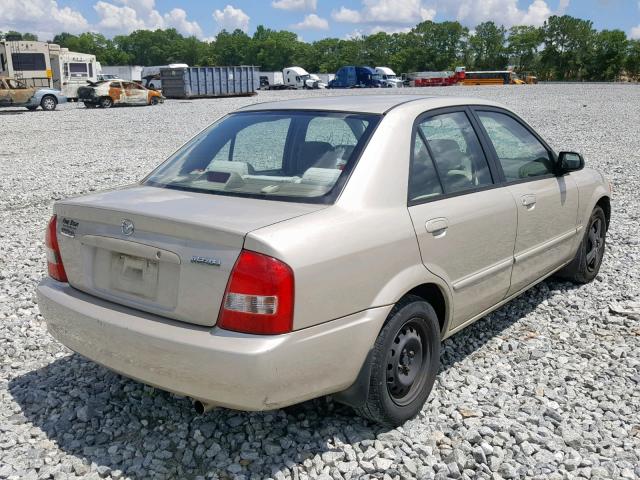 JM1BJ2228Y0201883 - 2000 MAZDA PROTEGE DX BEIGE photo 4