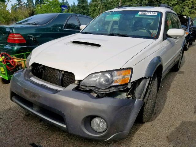 4S4BP67C554380763 - 2005 SUBARU LEGACY OUT WHITE photo 2