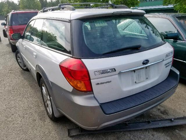 4S4BP67C554380763 - 2005 SUBARU LEGACY OUT WHITE photo 3