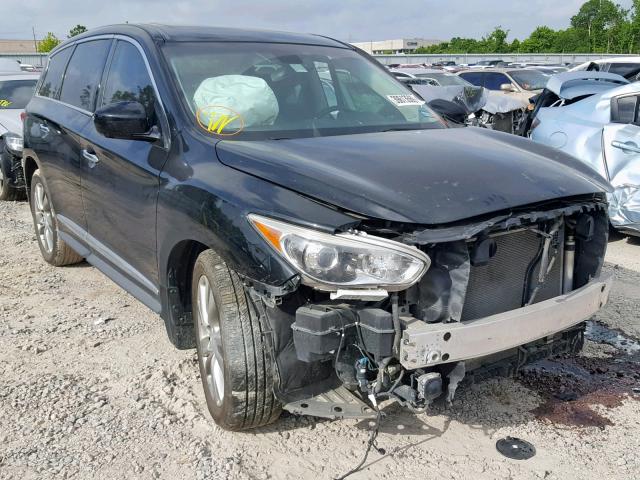 5N1AL0MM5DC317846 - 2013 INFINITI JX35 BLACK photo 1