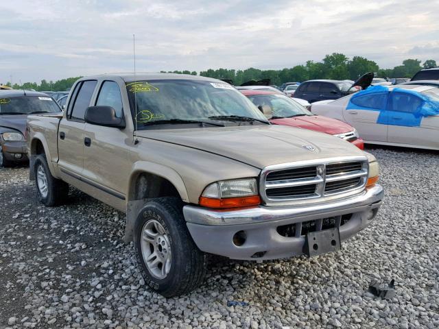 1D7HG48N83S158056 - 2003 DODGE DAKOTA QUA BEIGE photo 1