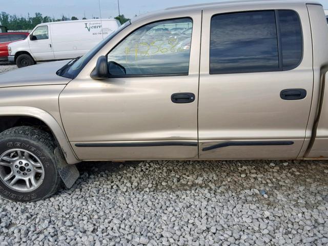 1D7HG48N83S158056 - 2003 DODGE DAKOTA QUA BEIGE photo 9