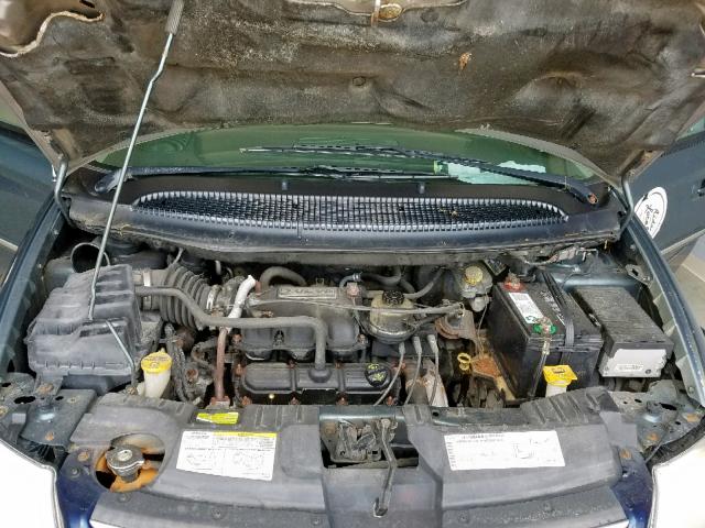 2A8GP54L87R219700 - 2007 CHRYSLER TOWN & COU TEAL photo 7