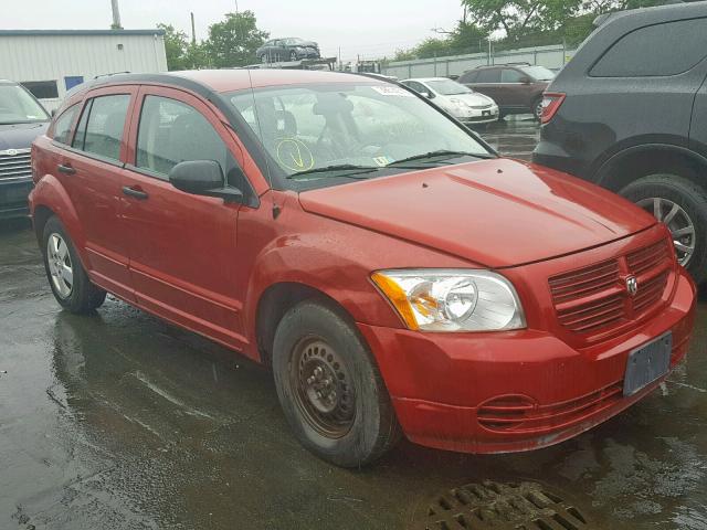 1B3HB28B77D523194 - 2007 DODGE CALIBER RED photo 1