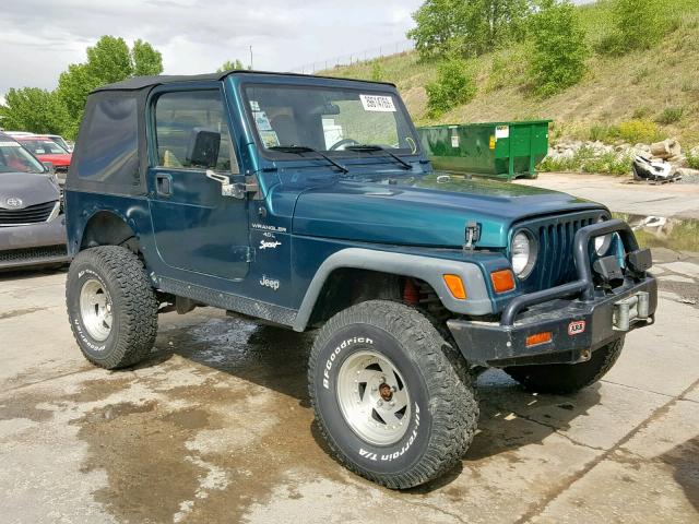 1J4FY19S6VP478185 - 1997 JEEP WRANGLER / GREEN photo 1