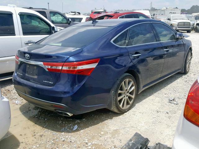 4T1BK1EB7DU035857 - 2013 TOYOTA AVALON BAS BLUE photo 4